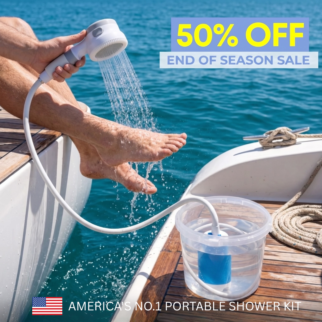 Aqua Deck™ Portable Shower Kit