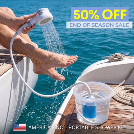 Aqua Deck™ Portable Shower Kit
