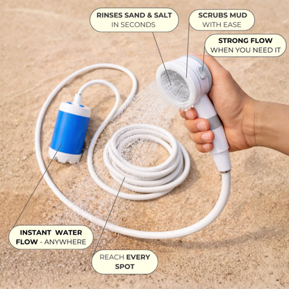 Aqua Deck™ Portable Shower Kit