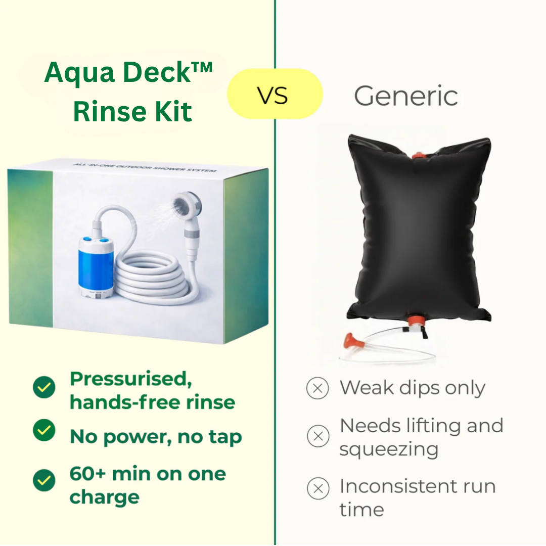 Aqua Deck™ Portable Shower Kit