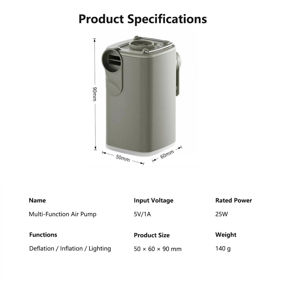 Portable Air Pump